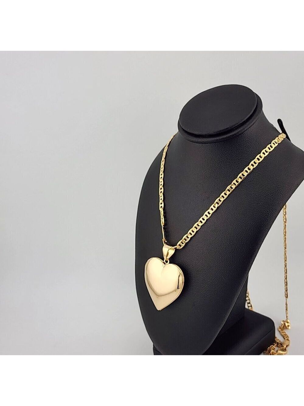 Brand New Bazilian 18k Gold Filled Heart Locket Necklace - Picture 8 of 11